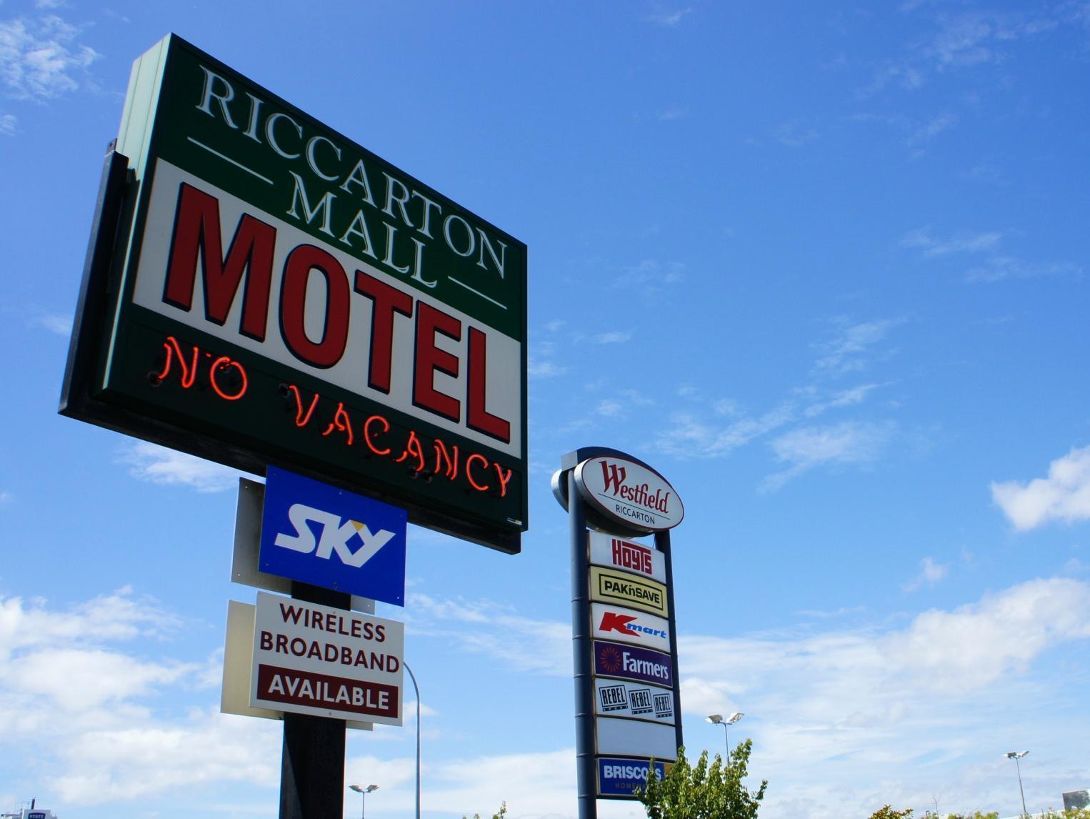 Riccarton Mall Motel Christchurch Eksteriør billede