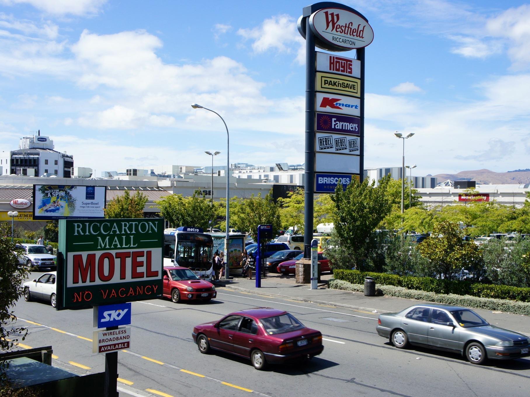 Riccarton Mall Motel Christchurch Eksteriør billede